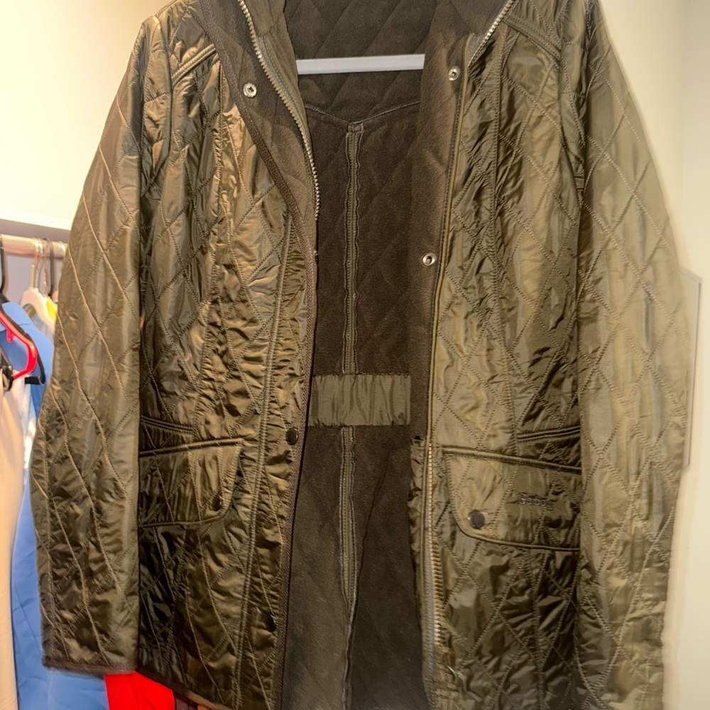 Barbour Green Lightweight Quilted Jacket